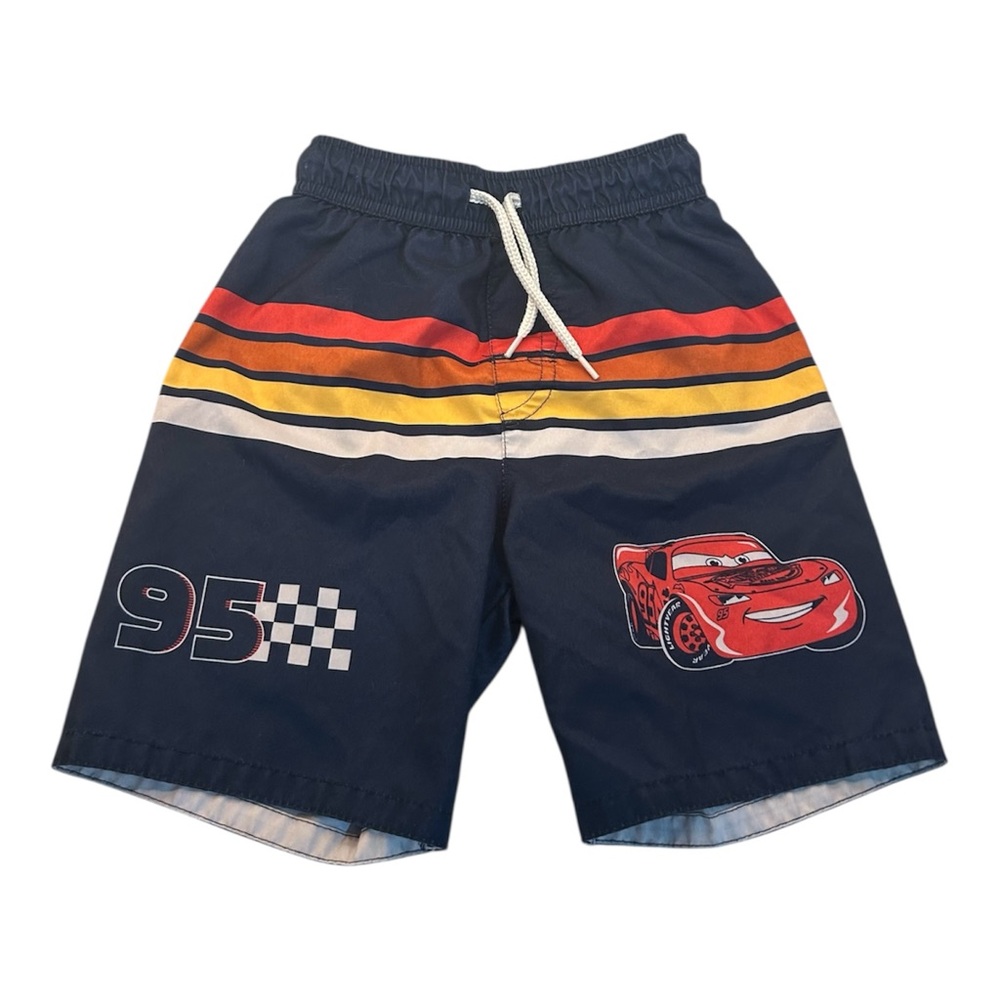 Cars Lightning Mcqueen‎ Disney Boys Swim Trunks Size 5T